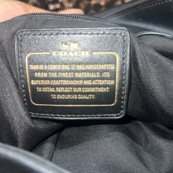 Coach Black Studded Women’s Shoulder Bag - Picture 6 of 13